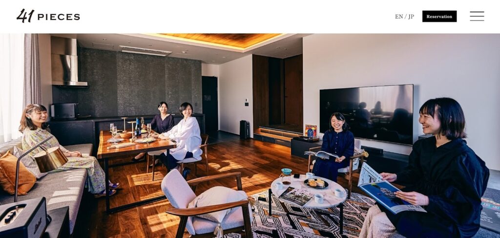 41PIECES Sapporo|1フロアに4室のみ、プライベート性の高いデザインホテル